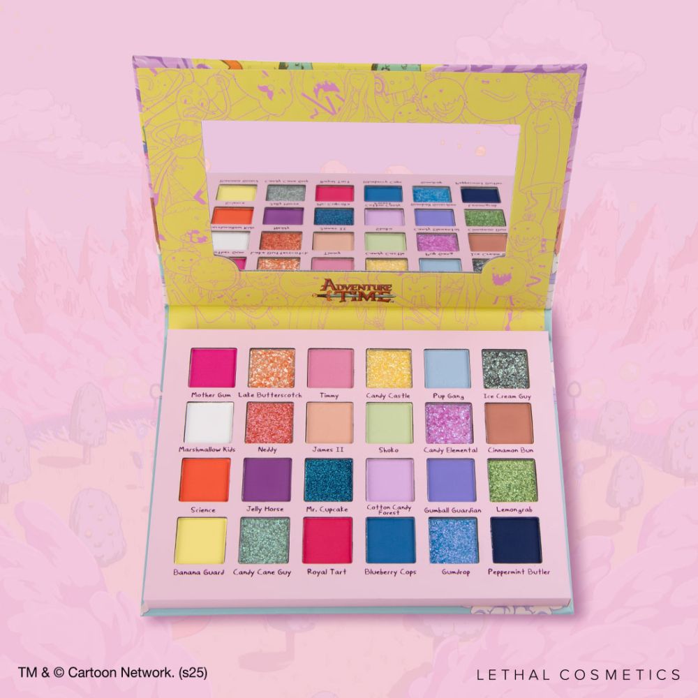 Lethal Cosmetics Adventure Time - Candy Kingdom Lidschatten-Palette - Mehrfarben